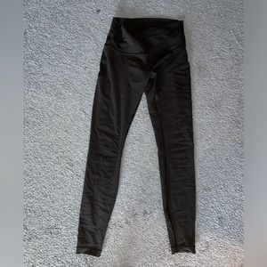 Black Lululemon Leggings - Wunder Under High Waisted